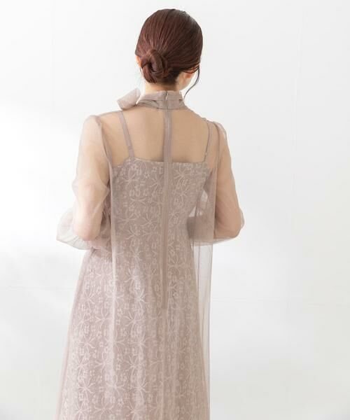 URBAN RESEARCH ROSSO / アーバンリサーチ ロッソ ドレス | kaene　ラメチュールレイヤードレースドレス | 詳細8