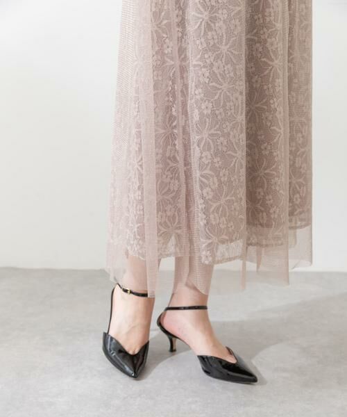 URBAN RESEARCH ROSSO / アーバンリサーチ ロッソ ドレス | kaene　ラメチュールレイヤードレースドレス | 詳細9