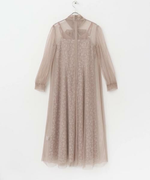 URBAN RESEARCH ROSSO / アーバンリサーチ ロッソ ドレス | kaene　ラメチュールレイヤードレースドレス | 詳細12