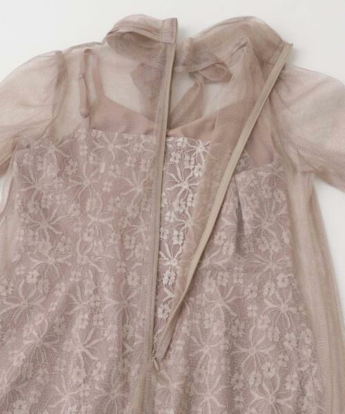 URBAN RESEARCH ROSSO / アーバンリサーチ ロッソ ドレス | kaene　ラメチュールレイヤードレースドレス | 詳細13