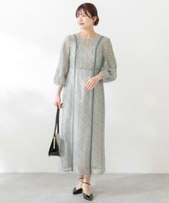 URBAN RESEARCH ROSSO / アーバンリサーチ ロッソ ドレス | kaene　パイピングレースエプロンドレス