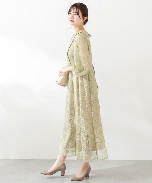 URBAN RESEARCH ROSSO / アーバンリサーチ ロッソ ドレス | kaene　パイピングレースエプロンドレス | 詳細2