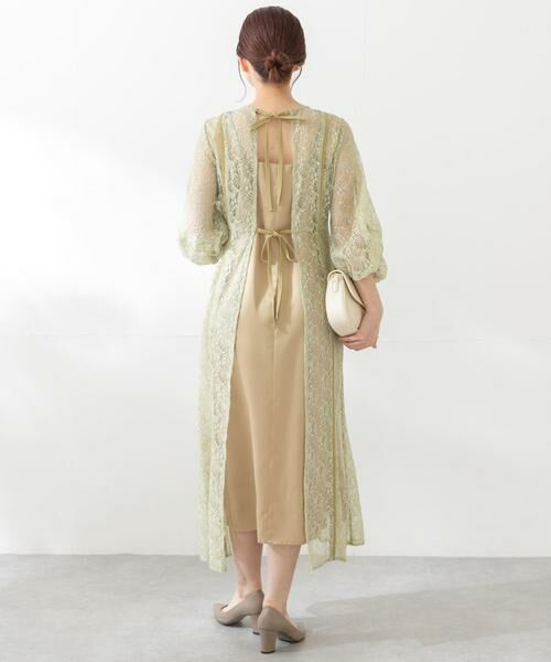 URBAN RESEARCH ROSSO / アーバンリサーチ ロッソ ドレス | kaene　パイピングレースエプロンドレス | 詳細3