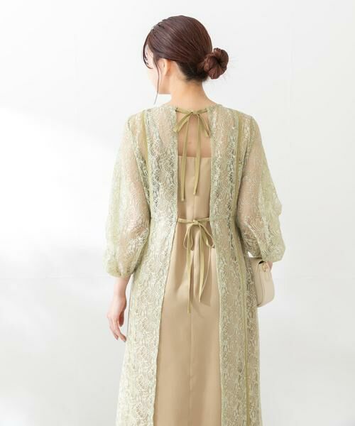 URBAN RESEARCH ROSSO / アーバンリサーチ ロッソ ドレス | kaene　パイピングレースエプロンドレス | 詳細5