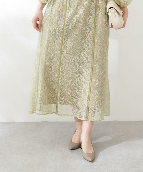 URBAN RESEARCH ROSSO / アーバンリサーチ ロッソ ドレス | kaene　パイピングレースエプロンドレス | 詳細6