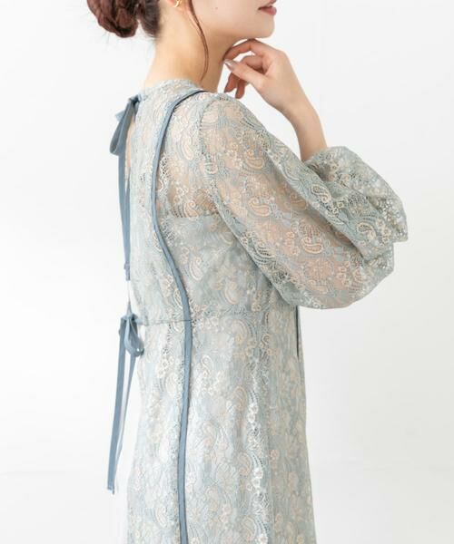 URBAN RESEARCH ROSSO / アーバンリサーチ ロッソ ドレス | kaene　パイピングレースエプロンドレス | 詳細12