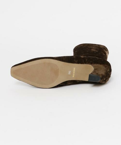 URBAN RESEARCH ROSSO / アーバンリサーチ ロッソ ブーツ（ショート丈） | LE VERNIS　Velor stretch boots | 詳細5