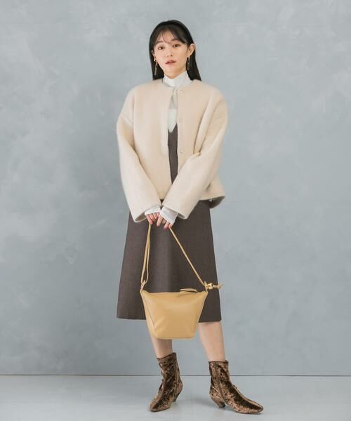 URBAN RESEARCH ROSSO / アーバンリサーチ ロッソ カーディガン・ボレロ | ELENDEEK　CN RACCOON MIX SHORT WCD | 詳細11