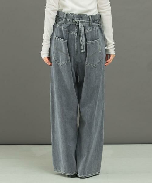 URBAN RESEARCH ROSSO / アーバンリサーチ ロッソ デニムパンツ | CHIGNON シンチバックデニムワイドパンツ | 詳細8