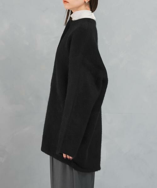 URBAN RESEARCH ROSSO / アーバンリサーチ ロッソ カーディガン・ボレロ | ELENDEEK　BASIC CN RACCOON MIX CARDIGAN | 詳細5