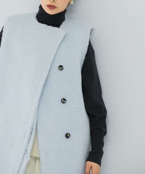 ADAWAS KNIT GAWN ウール ニット ガウン ダークブラウン