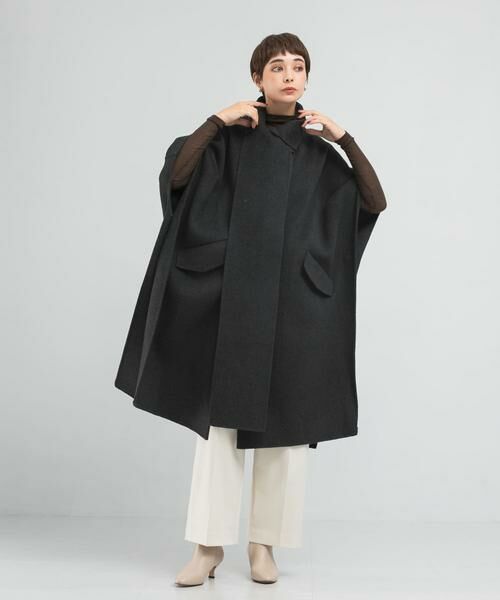 URBAN RESEARCH ROSSO / アーバンリサーチ ロッソ その他アウター | le　WOOL MUFFLER HANDMADE CAPE | 詳細5