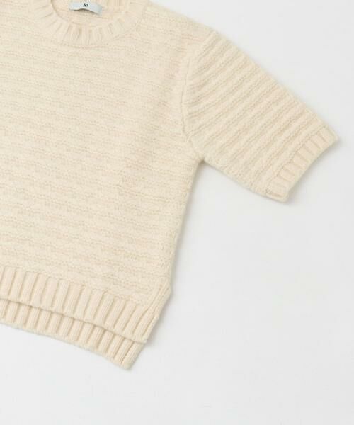 URBAN RESEARCH ROSSO / アーバンリサーチ ロッソ ニット・セーター | le　TEXTURED KNIT SHORT-SLEEVE | 詳細2