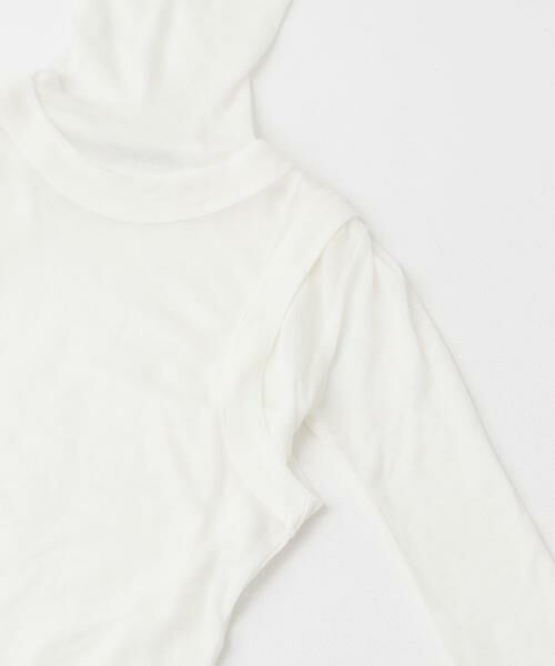 URBAN RESEARCH ROSSO / アーバンリサーチ ロッソ Tシャツ | le　WOOL LAYERD TURTLE-NECK TOP | 詳細9