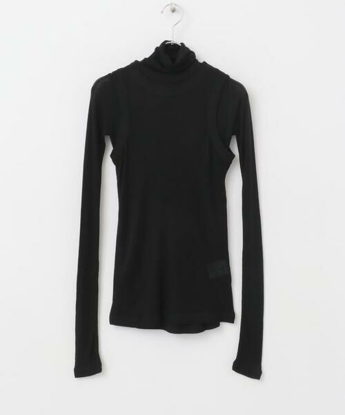 URBAN RESEARCH ROSSO / アーバンリサーチ ロッソ Tシャツ | le　WOOL LAYERD TURTLE-NECK TOP | 詳細10