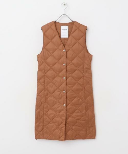 URBAN RESEARCH ROSSO / アーバンリサーチ ロッソ ダウンジャケット・ベスト | TAION　VNECK LONG DOWN GILET | 詳細1