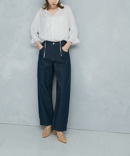URBAN RESEARCH ROSSO / アーバンリサーチ ロッソ デニムパンツ | YENN　SIDE PLEATED DENIM | 詳細2