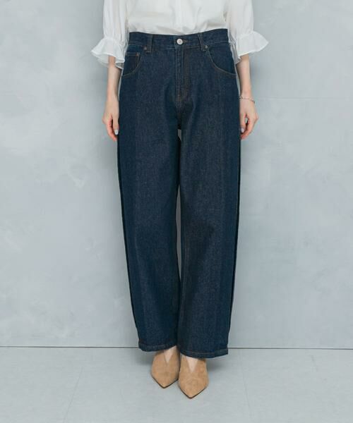 URBAN RESEARCH ROSSO / アーバンリサーチ ロッソ デニムパンツ | YENN　SIDE PLEATED DENIM | 詳細3