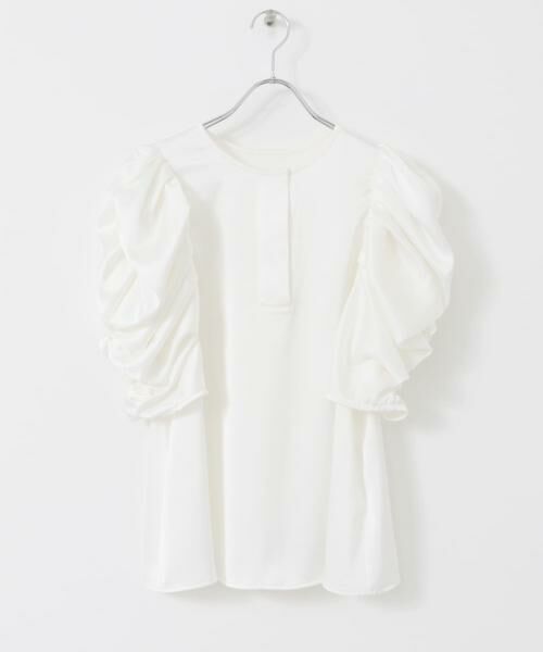 URBAN RESEARCH ROSSO / アーバンリサーチ ロッソ シャツ・ブラウス | Mewl　ボリュームパフスリーブブラウス | 詳細5