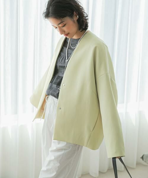 URBAN RESEARCH ROSSO / アーバンリサーチ ロッソ その他アウター | 『一部別注カラー』ELENDEEK FORM SHORT COAT(イエロー系その他)