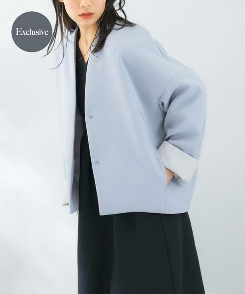 URBAN RESEARCH ROSSO / アーバンリサーチ ロッソ その他アウター | 『一部別注カラー』ELENDEEK FORM SHORT COAT(ブルー系その他)