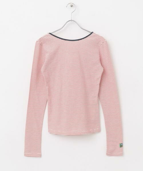 URBAN RESEARCH ROSSO / アーバンリサーチ ロッソ Tシャツ | GREEN BUTTER　Two-way Stripe Patch T-shirts | 詳細3