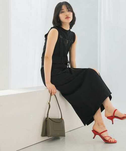 URBAN RESEARCH ROSSO / アーバンリサーチ ロッソ ワンピース | 『別注』Lee×ROSSO ILINE SALOPETTE SKIRT | 詳細4