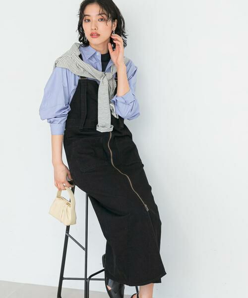 URBAN RESEARCH ROSSO / アーバンリサーチ ロッソ ワンピース | 『別注』Lee×ROSSO ILINE SALOPETTE SKIRT | 詳細7