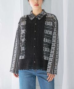 URBAN RESEARCH ROSSO / アーバンリサーチ ロッソ その他トップス | sara mallika　COTTON BORDER LACE TOP