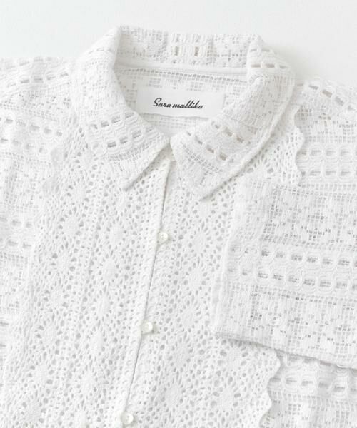 URBAN RESEARCH ROSSO / アーバンリサーチ ロッソ その他トップス | sara mallika　COTTON BORDER LACE TOP | 詳細4