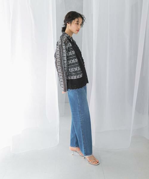 URBAN RESEARCH ROSSO / アーバンリサーチ ロッソ その他トップス | sara mallika　COTTON BORDER LACE TOP | 詳細6