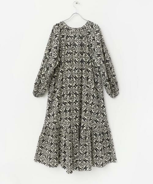 URBAN RESEARCH ROSSO / アーバンリサーチ ロッソ ワンピース | sara mallika　COTTON LUREX RIPPLE PRINT DRESS | 詳細16