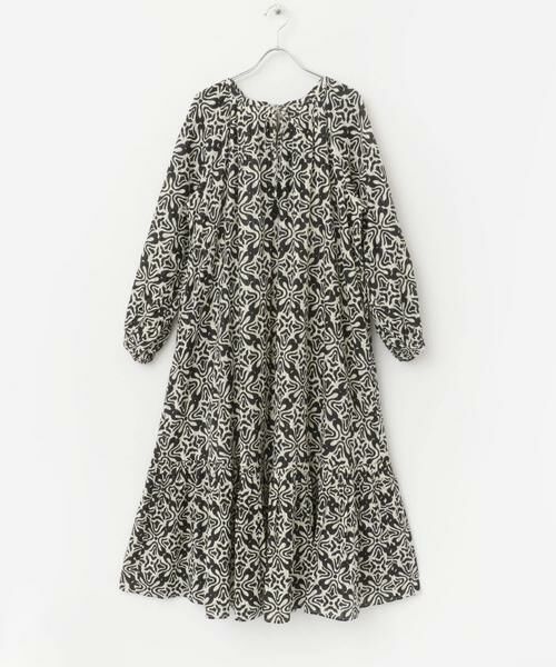 URBAN RESEARCH ROSSO / アーバンリサーチ ロッソ ワンピース | sara mallika　COTTON LUREX RIPPLE PRINT DRESS | 詳細13
