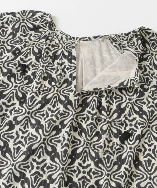 URBAN RESEARCH ROSSO / アーバンリサーチ ロッソ ワンピース | sara mallika　COTTON LUREX RIPPLE PRINT DRESS | 詳細14