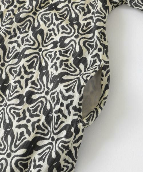 URBAN RESEARCH ROSSO / アーバンリサーチ ロッソ ワンピース | sara mallika　COTTON LUREX RIPPLE PRINT DRESS | 詳細15