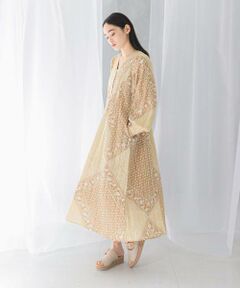 URBAN RESEARCH ROSSO / アーバンリサーチ ロッソ ワンピース | sara mallika　COTTON LUREX SCARF PRINT DRESS