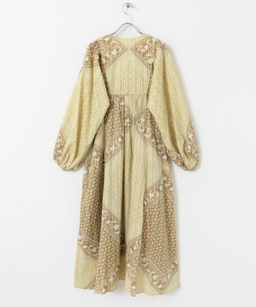 URBAN RESEARCH ROSSO / アーバンリサーチ ロッソ ワンピース | sara mallika　COTTON LUREX SCARF PRINT DRESS | 詳細10