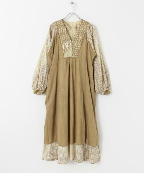 URBAN RESEARCH ROSSO / アーバンリサーチ ロッソ ワンピース | sara mallika　COTTON LUREX SCARF PRINT DRESS | 詳細11