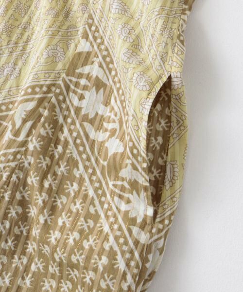 URBAN RESEARCH ROSSO / アーバンリサーチ ロッソ ワンピース | sara mallika　COTTON LUREX SCARF PRINT DRESS | 詳細9