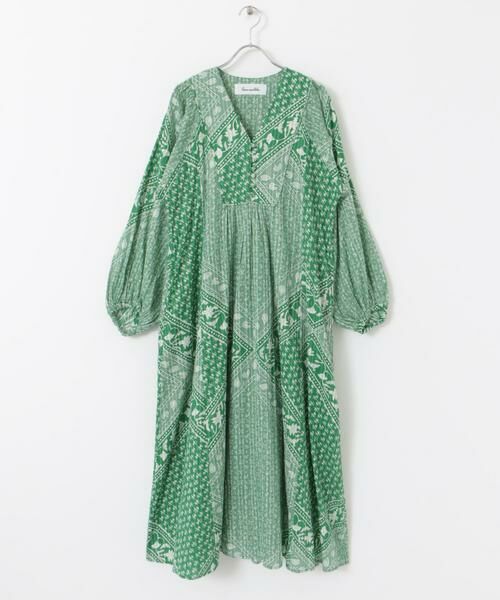 URBAN RESEARCH ROSSO / アーバンリサーチ ロッソ ワンピース | sara mallika　COTTON LUREX SCARF PRINT DRESS | 詳細18