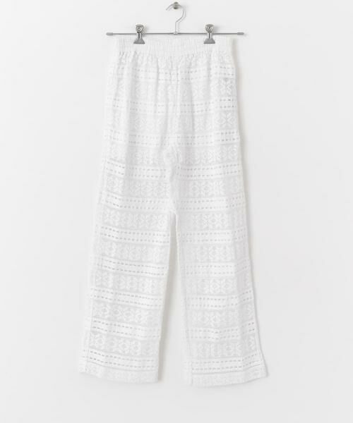 URBAN RESEARCH ROSSO / アーバンリサーチ ロッソ その他パンツ | sara mallika　COTTON BORDER LACE PANTS | 詳細4