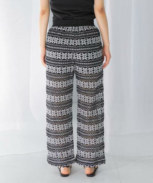 URBAN RESEARCH ROSSO / アーバンリサーチ ロッソ その他パンツ | sara mallika　COTTON BORDER LACE PANTS | 詳細15