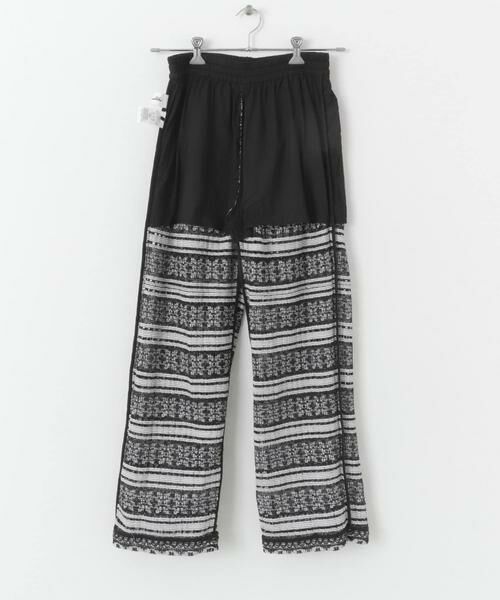 URBAN RESEARCH ROSSO / アーバンリサーチ ロッソ その他パンツ | sara mallika　COTTON BORDER LACE PANTS | 詳細19