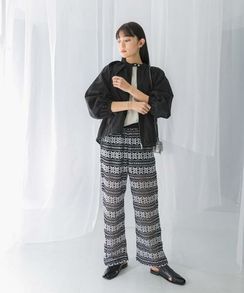 URBAN RESEARCH ROSSO / アーバンリサーチ ロッソ その他パンツ | sara mallika　COTTON BORDER LACE PANTS | 詳細12