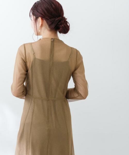 URBAN RESEARCH ROSSO / アーバンリサーチ ロッソ ドレス | kaene　ラメチュールメロウワンピース | 詳細10