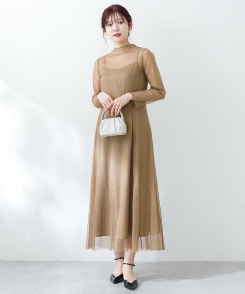 URBAN RESEARCH ROSSO / アーバンリサーチ ロッソ ドレス | kaene　ラメチュールメロウワンピース | 詳細13