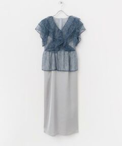 URBAN RESEARCH ROSSO / アーバンリサーチ ロッソ ドレス | kaene　レースフリルドッキングドレス