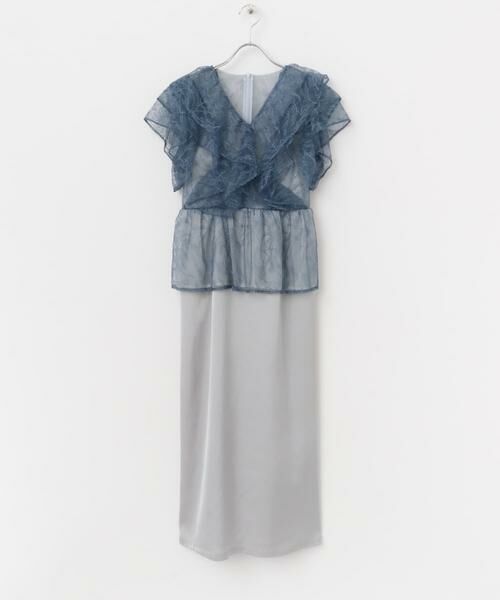 URBAN RESEARCH ROSSO / アーバンリサーチ ロッソ ドレス | kaene　レースフリルドッキングドレス | 詳細1