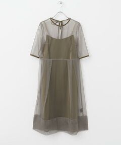 URBAN RESEARCH ROSSO / アーバンリサーチ ロッソ ドレス | kaene　シャンブレーキャミドッキングドレス(sh)