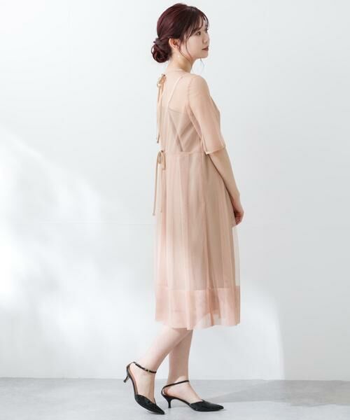 URBAN RESEARCH ROSSO / アーバンリサーチ ロッソ ドレス | kaene　シャンブレーキャミドッキングドレス(sh) | 詳細1